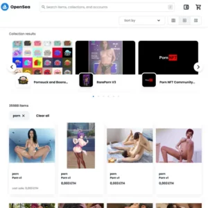 OpenSea Porn - nft porn- imagen del mejor sitio porno premium