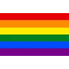 Symbol LGBTQIA-Kategorie im Inneren